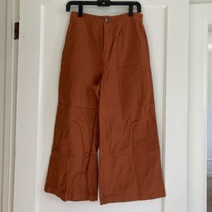 Wide leg trousers
